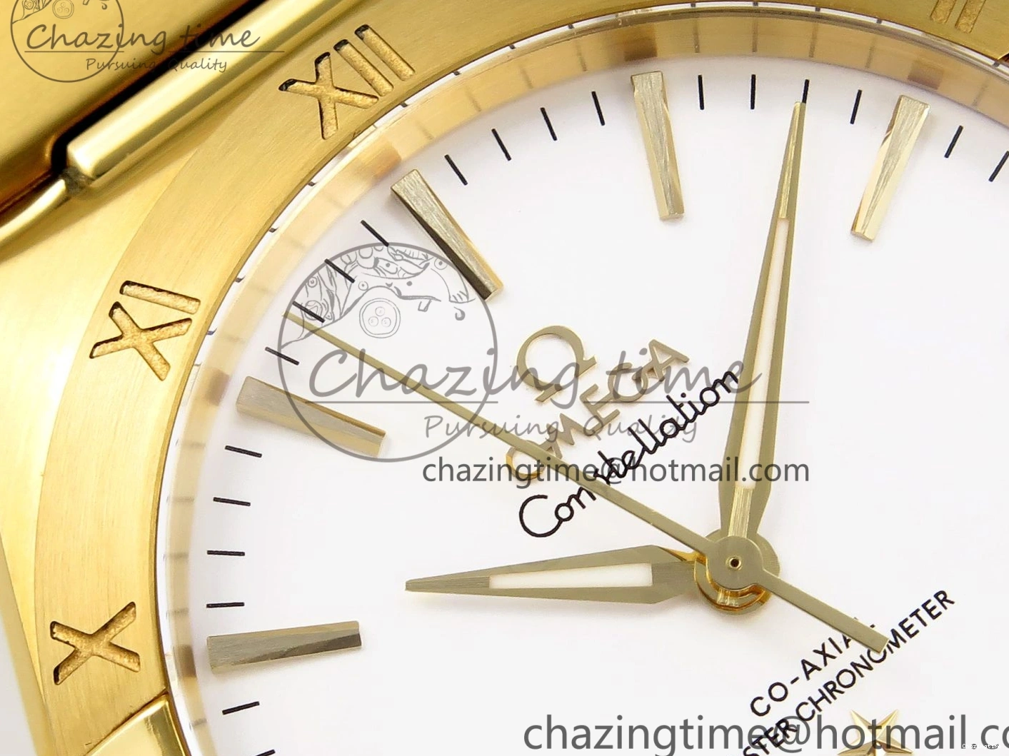 0514 Constellation 39mm YG ASWF 1:1 Best Edition White Dial on YG Bracelet A Casual 7780